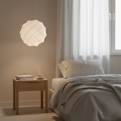 Wabi Sabi Seidenball Pendelleuchte