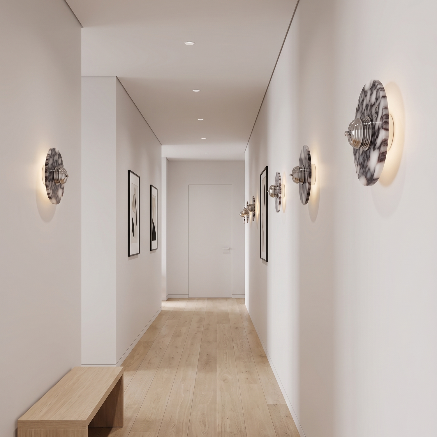 Callix Nordic Marble Wall Light