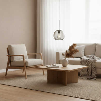 Solara Nordic Spherical Glass Pendant Light