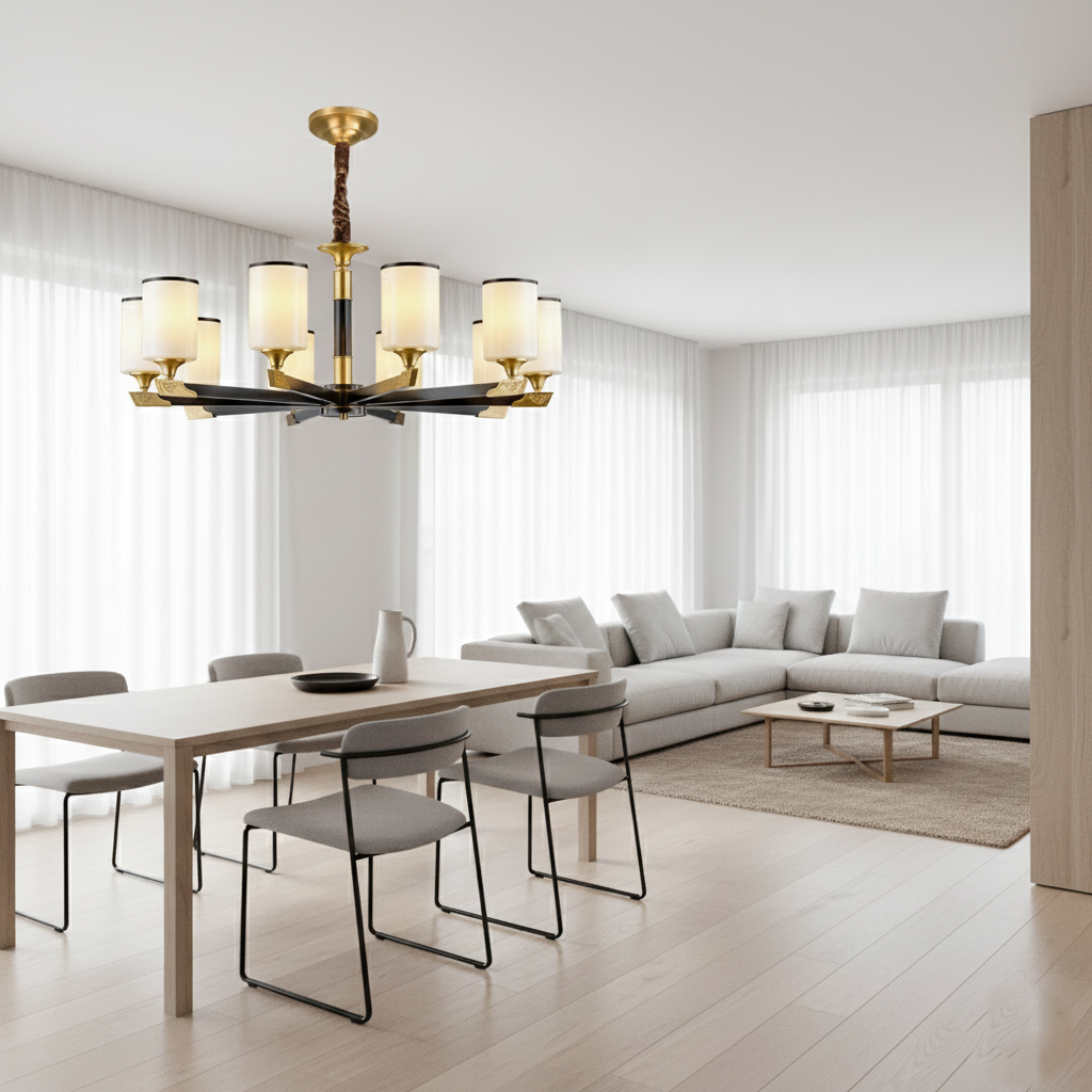 Aurelia Modern Glass Chandelier