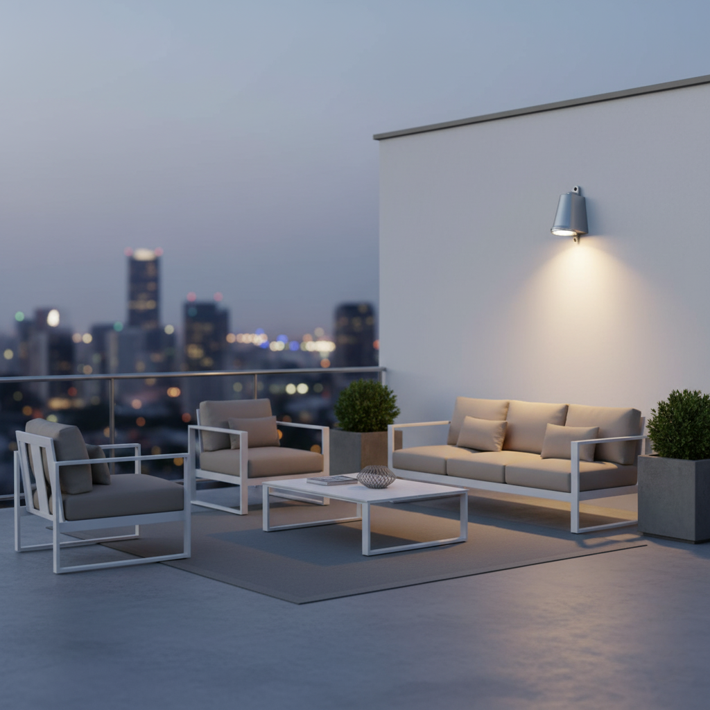 Industriële metalen klokvormige IP65 waterdichte buitenwandlamp