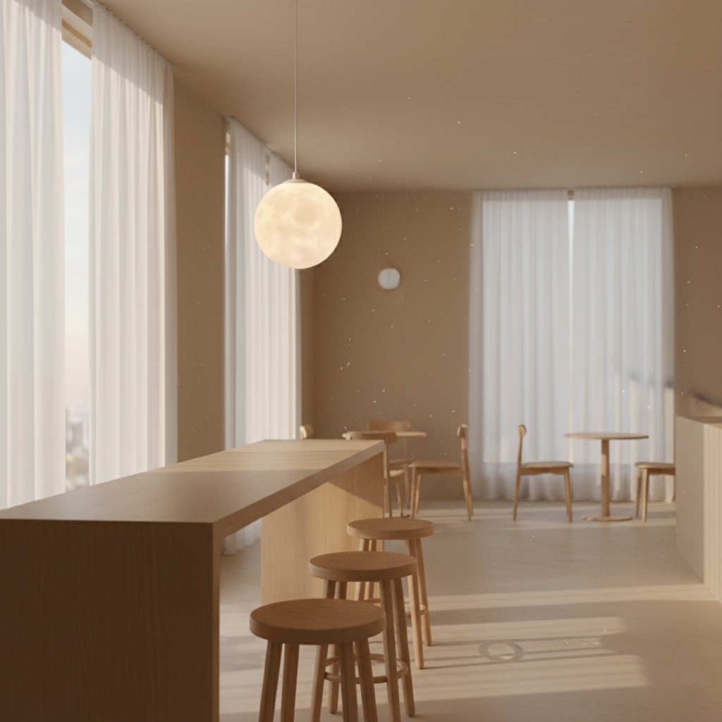 Lampe Pendentif Lueur Lunaire