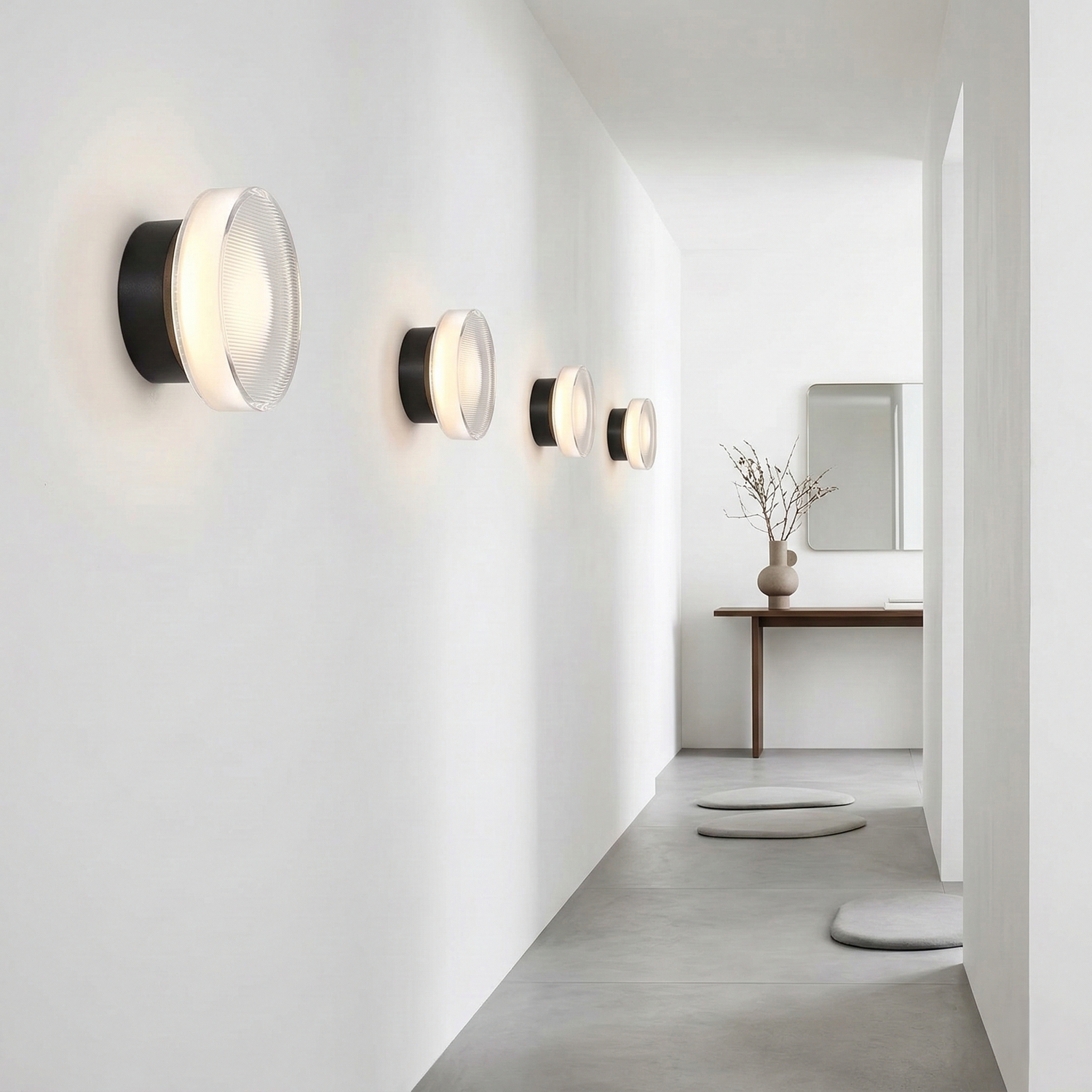 Aurel Nordic Frosted Acrylic Wall Lamp