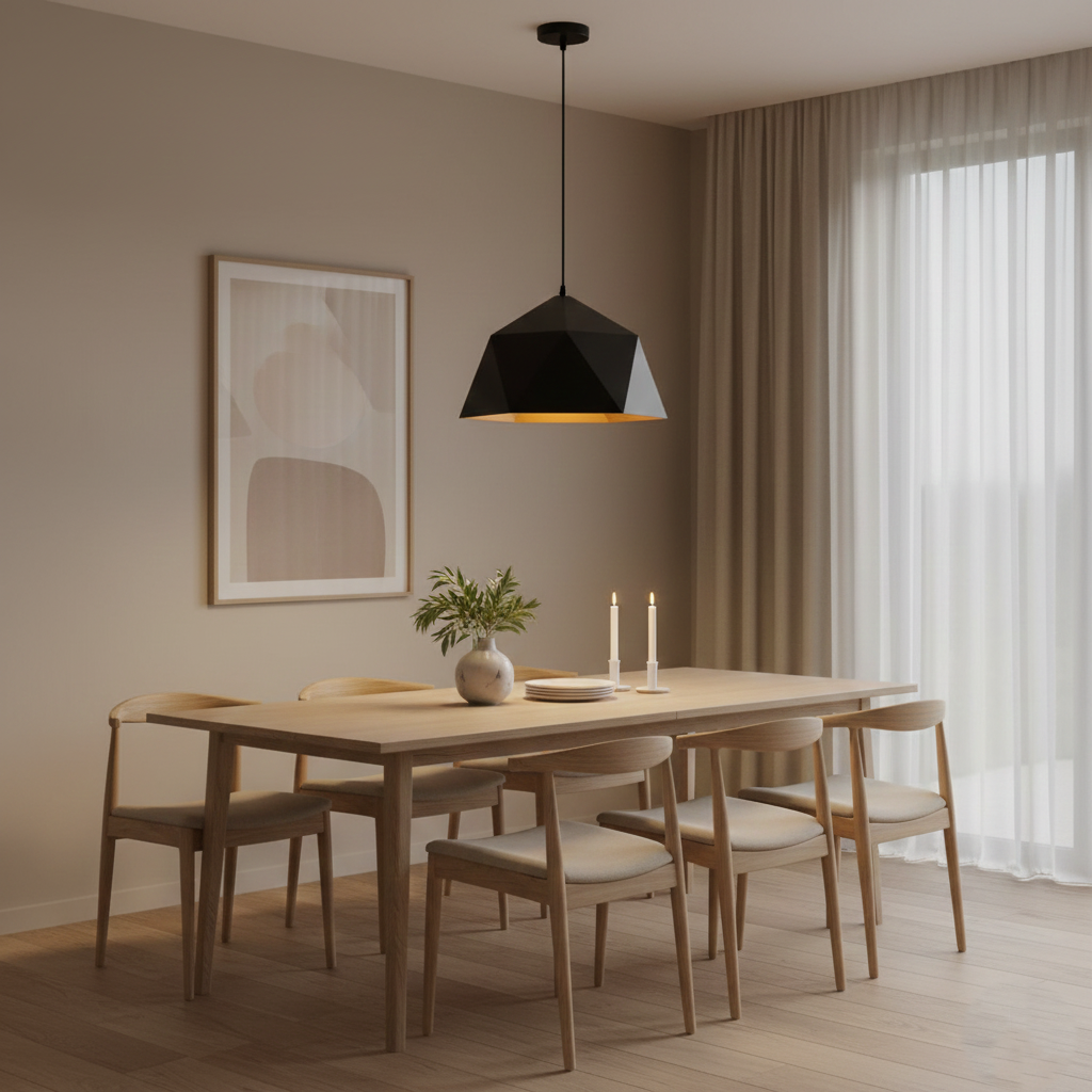 Atria Geometry Nordic Metal Pendant Light