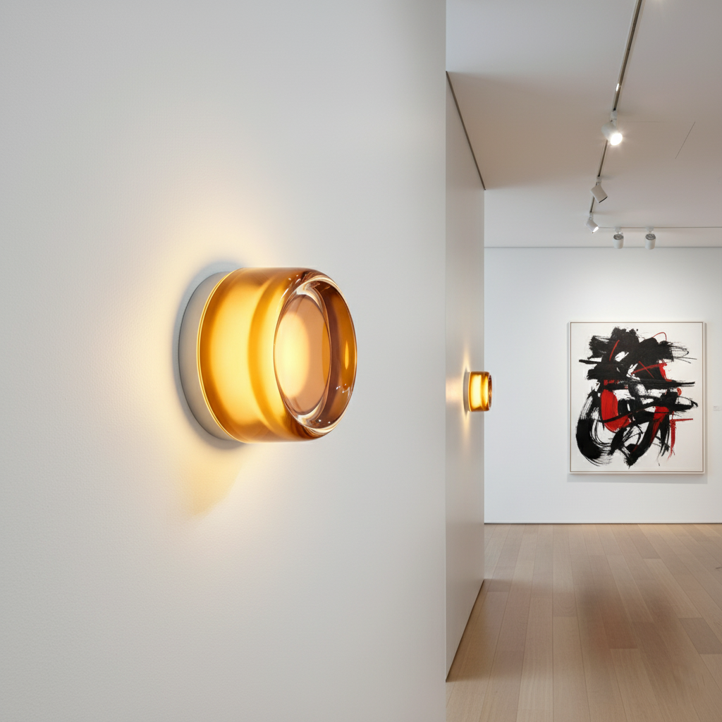 Nordic Luminous Dimple Acrylic Modern Wall Light