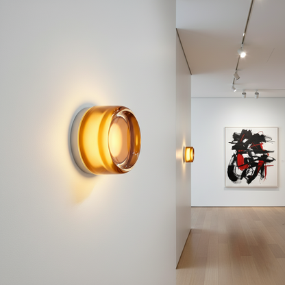 Nordic Luminous Dimple Acrylic Modern Wall Light