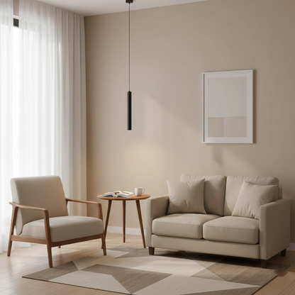 Astra Modern Black Aluminum Pendant Light