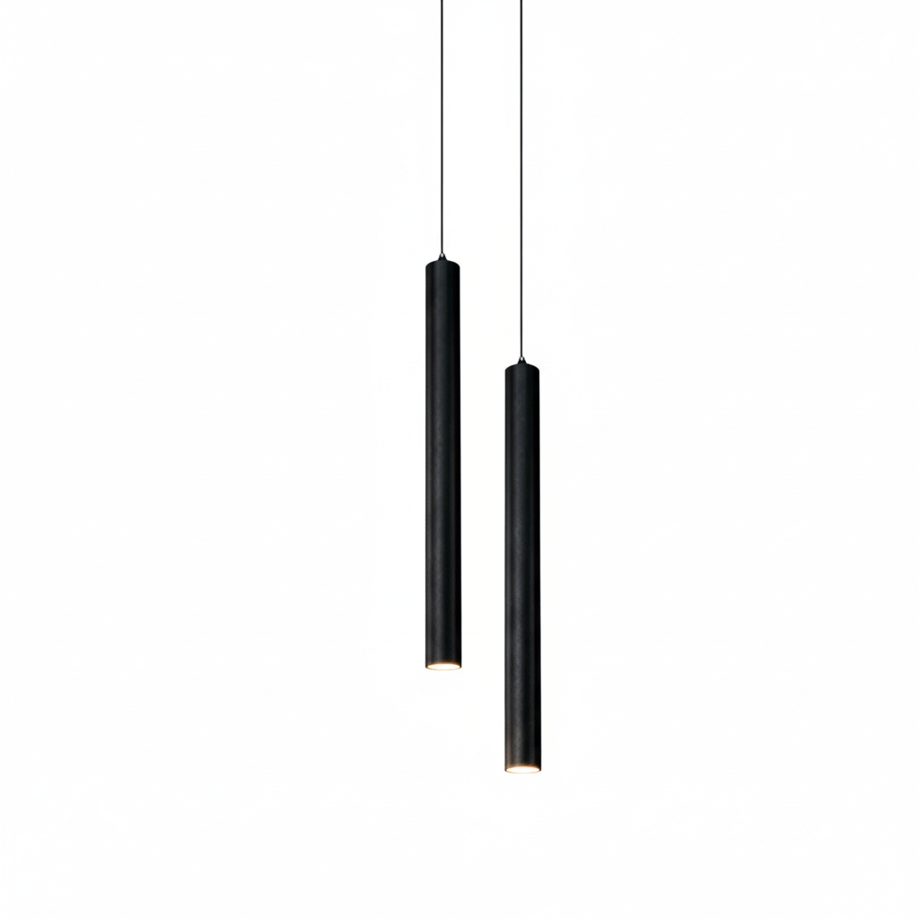Astra Modern Black Aluminum Pendant Light