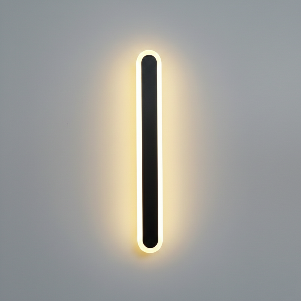 Edge Minimalist Metal Oval IP65 WaterProof Outdoor Wall Light