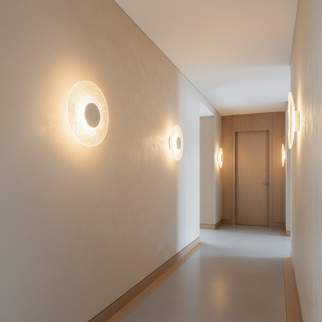 Acrylic Travertine Creative Wall Light