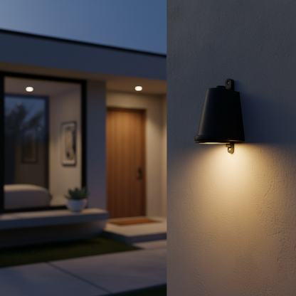 Industriële metalen klokvormige IP65 waterdichte buitenwandlamp