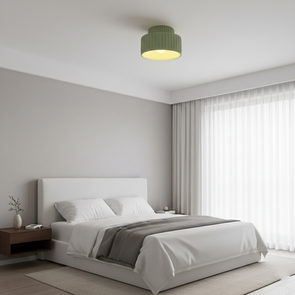 Lilith Retro Resin Semi Flush Mount Ceiling Light