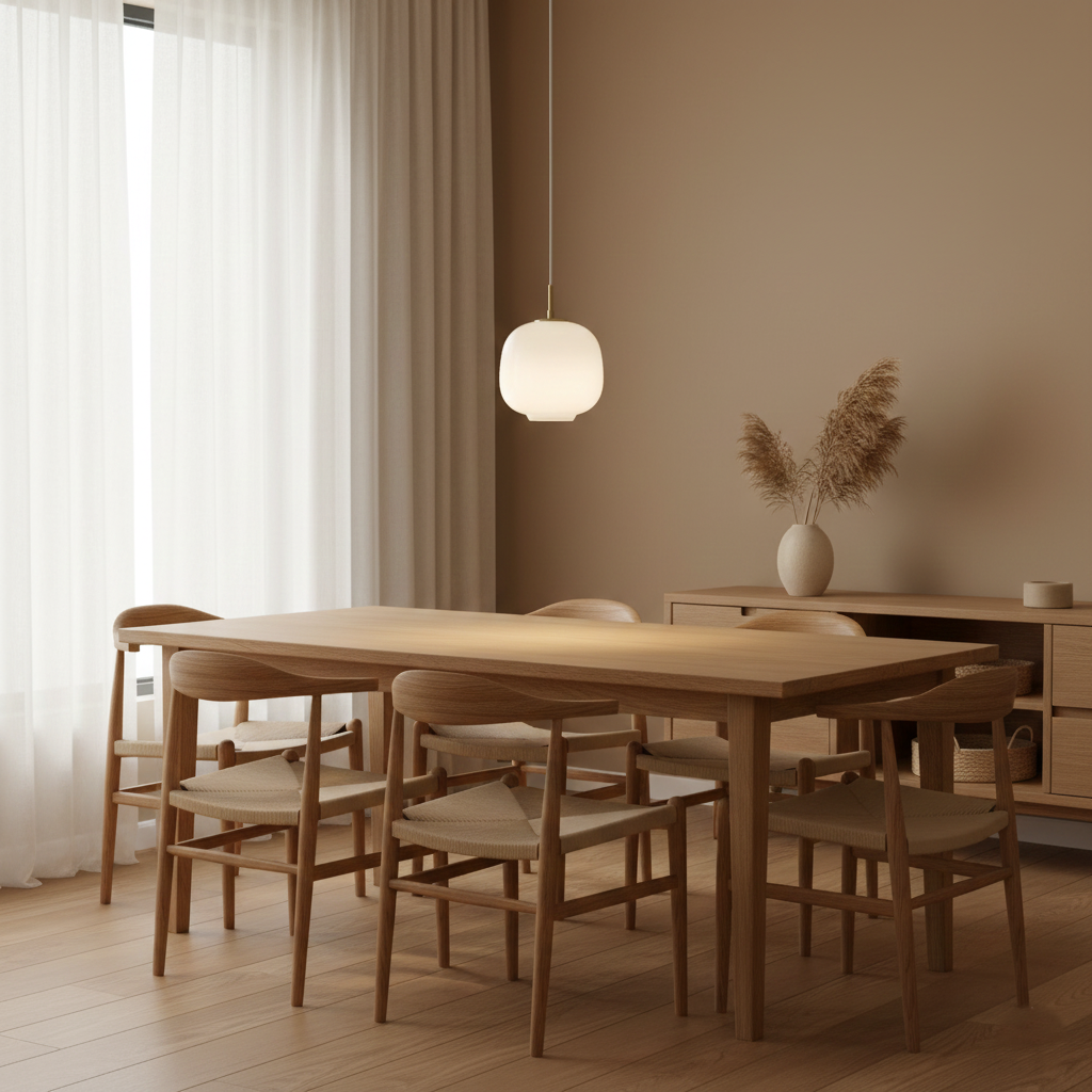 Gia Nordic Minimalist Glass Pendant Light