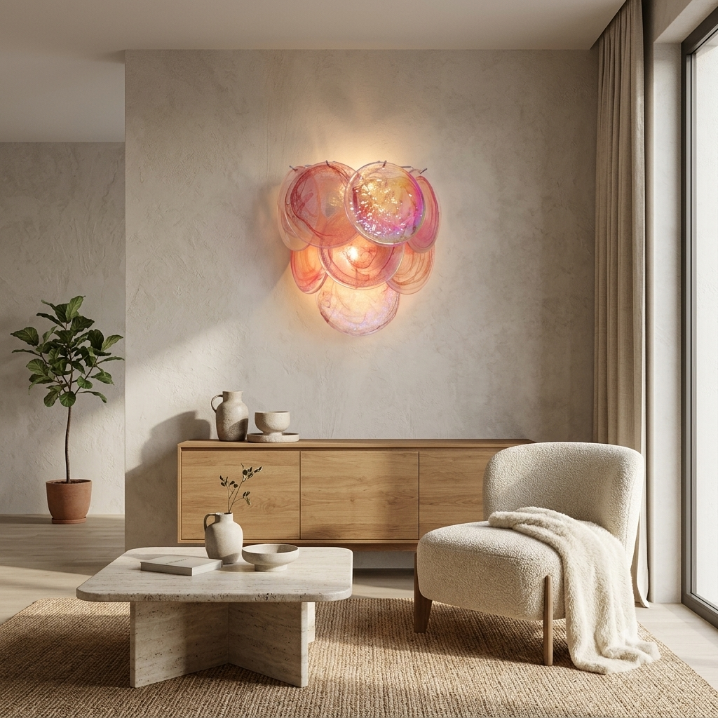 Pearl Modern Glass Wall Light