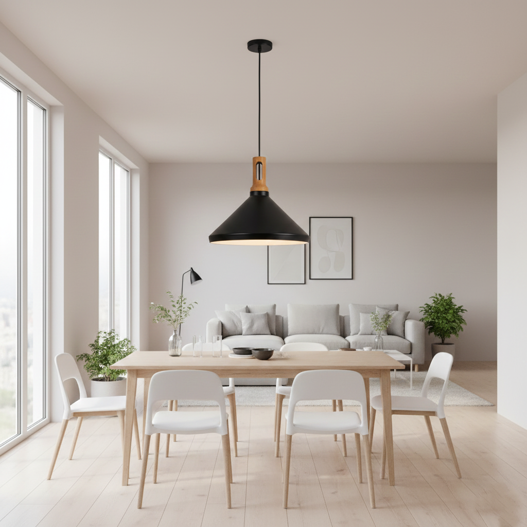 Anitra Nordic Cone Metal Pendant Light