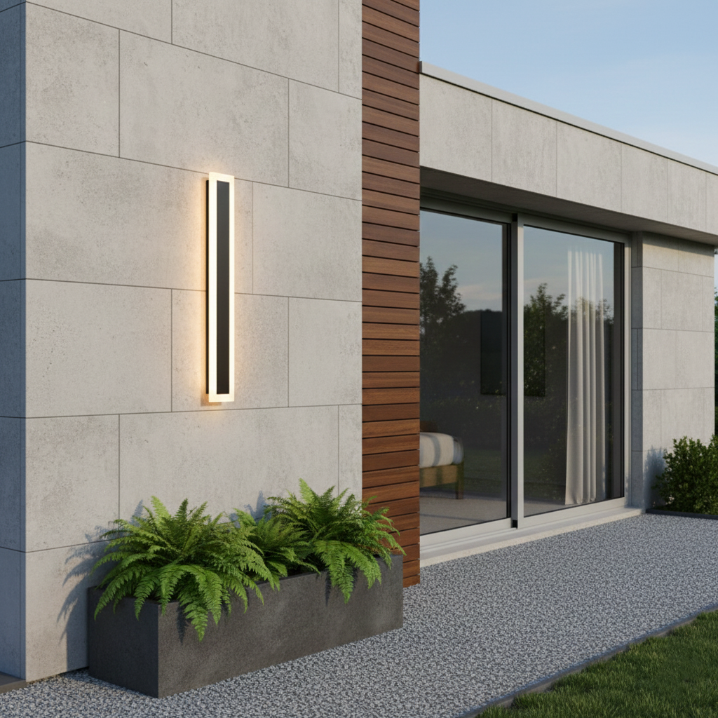 Edge Modern Outer Glow Linear IP65 WaterProof Outdoor Light