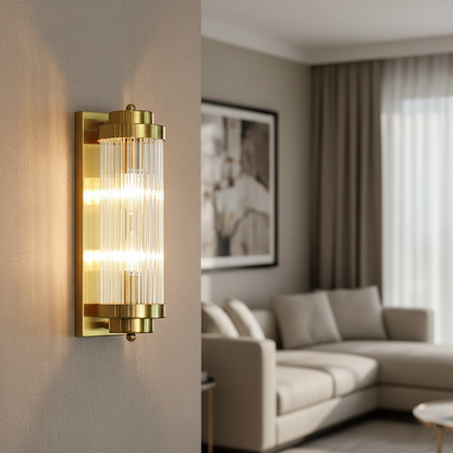 The Offset Pillar Wall Light