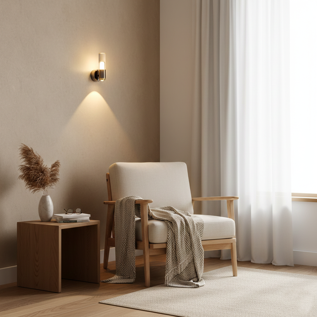 Light of Sleep Nordic Acrylic Tube Wall Light