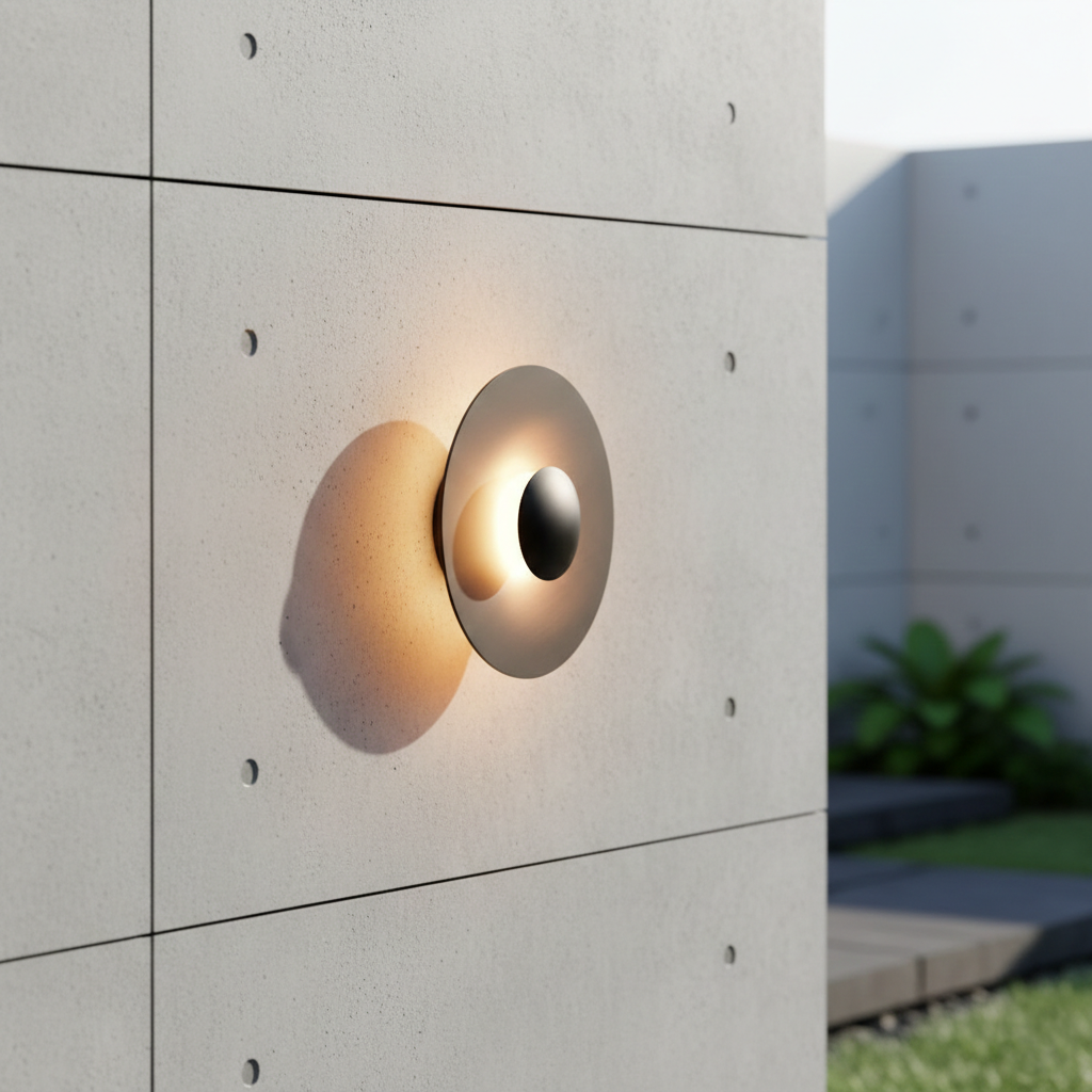 Ciro Modern Round Metal Wall Lamp