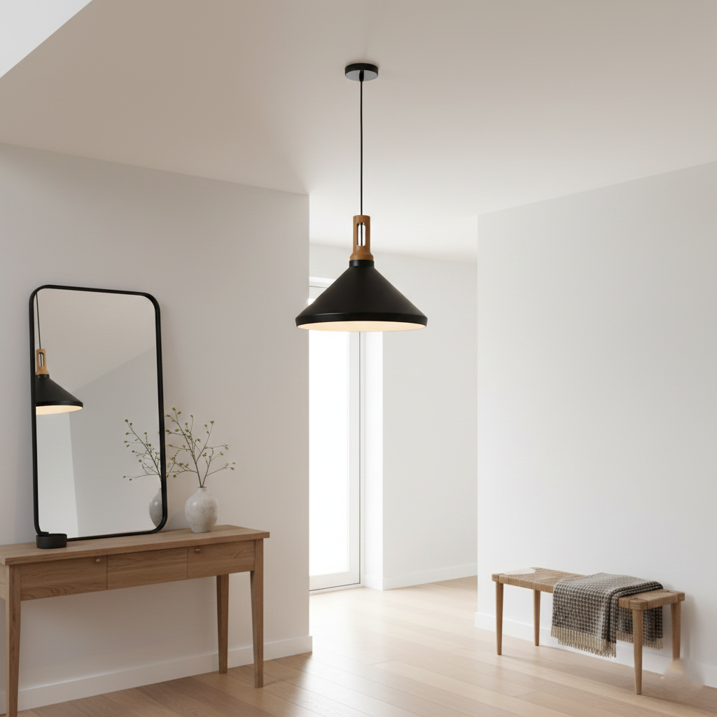 Anitra Nordic Cone Metal Pendant Light