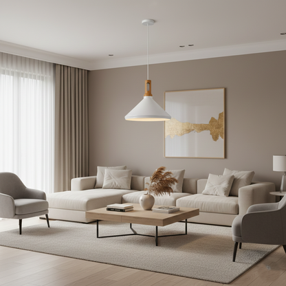 Anitra Nordic Cone Metal Pendant Light