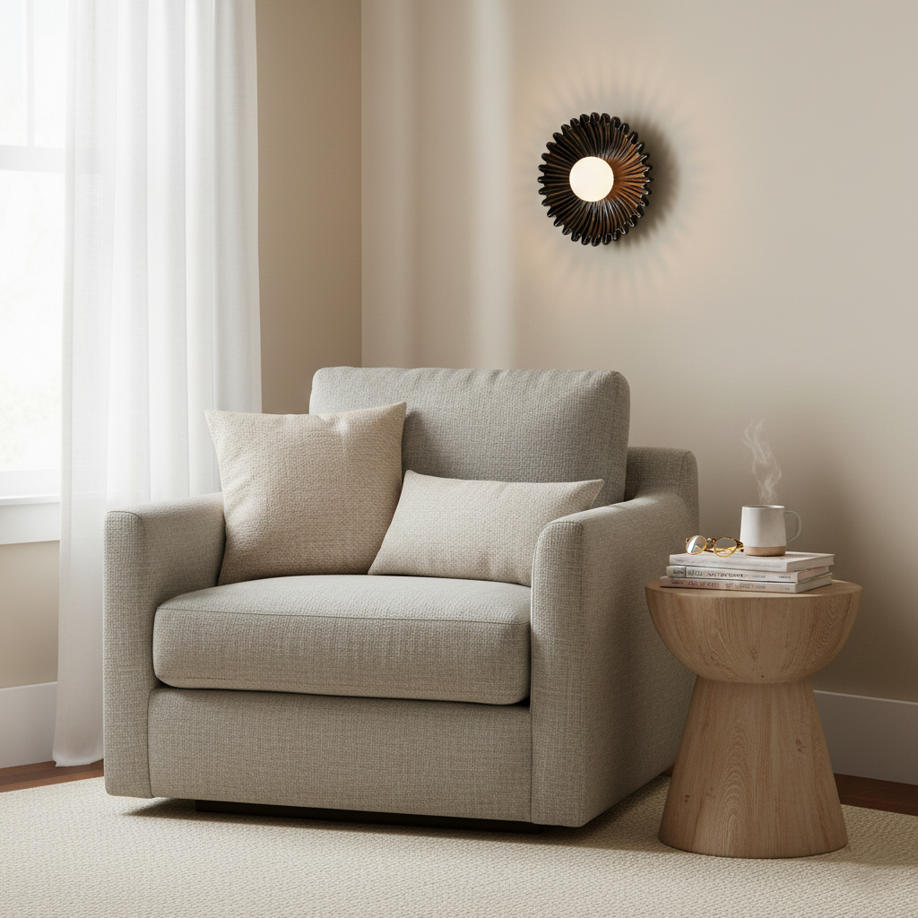 Ruhi Flower Nordic Ceramic Wall Light