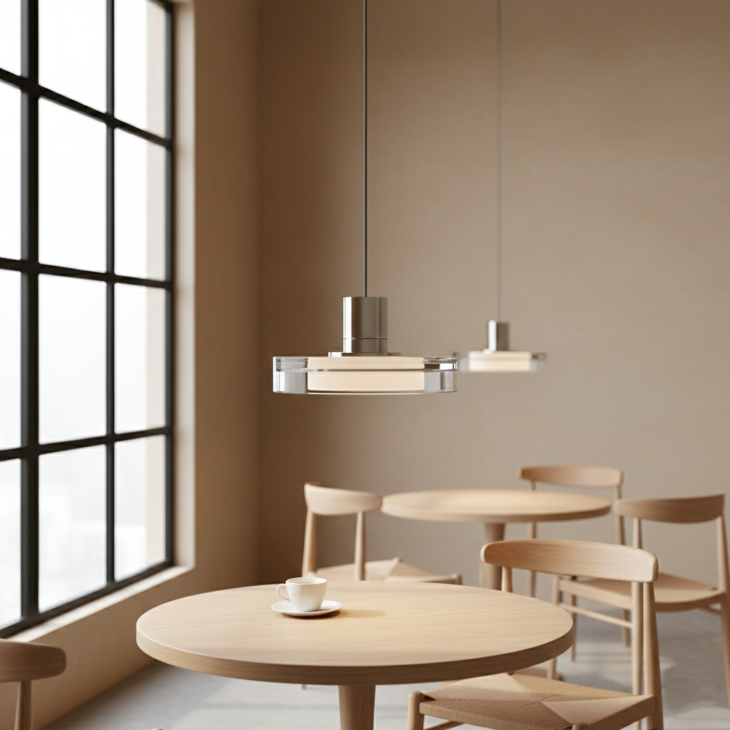 Elva Modern Glass Pendant Light