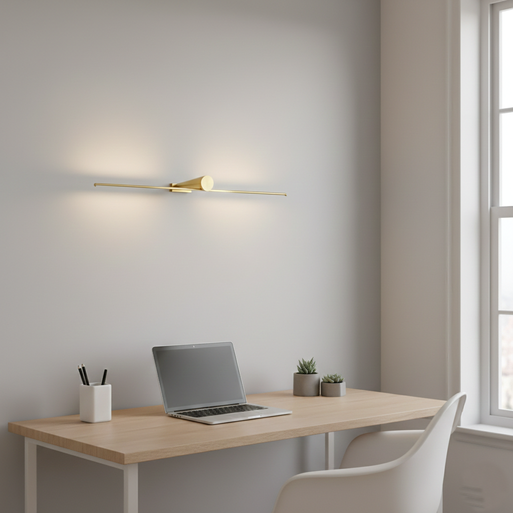 Leigh Brilliance Modern Metal Wall Lamp