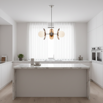 Aurelia Modern Bauhaus Glass Pendant Light