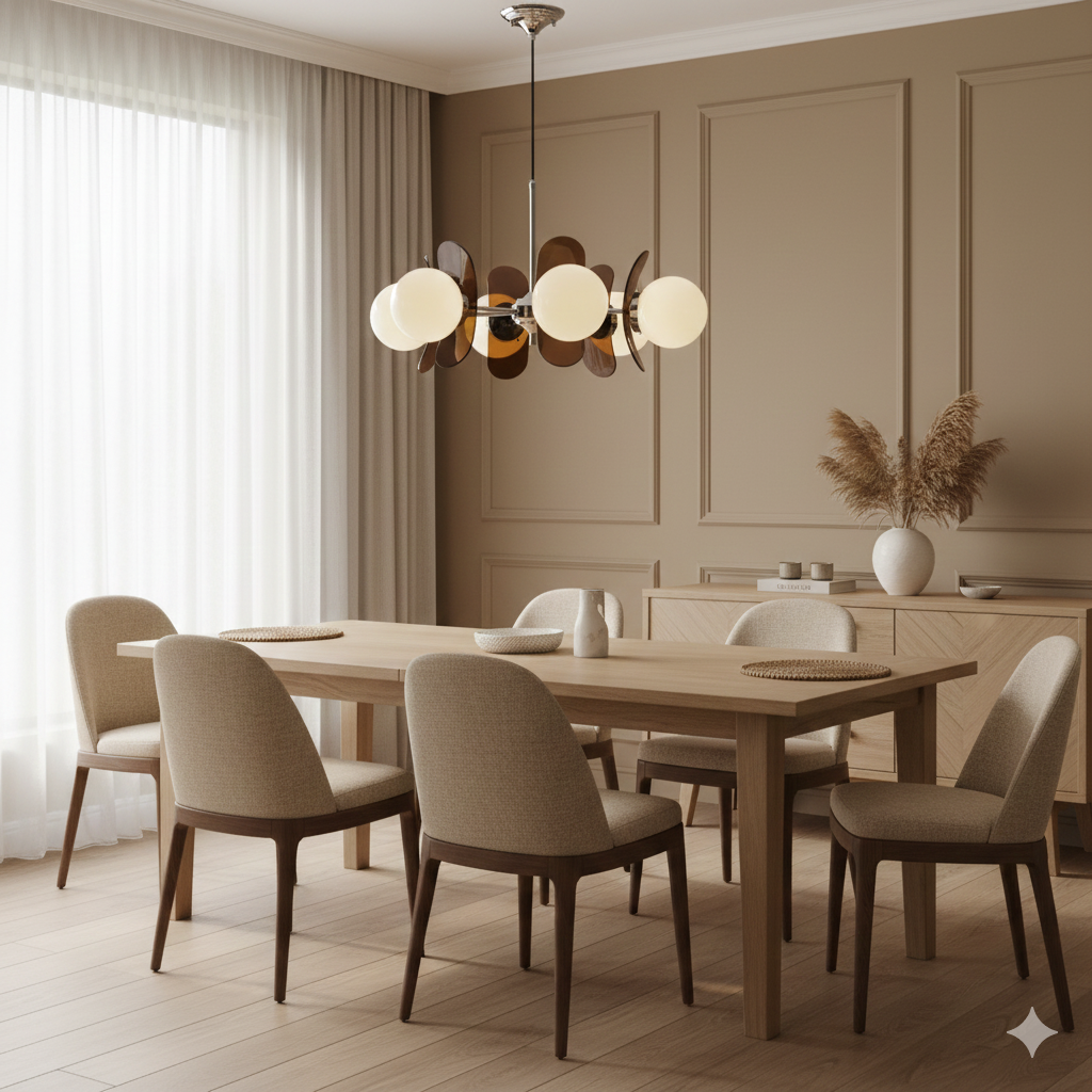 Aurelia Modern Bauhaus Glass Pendant Light