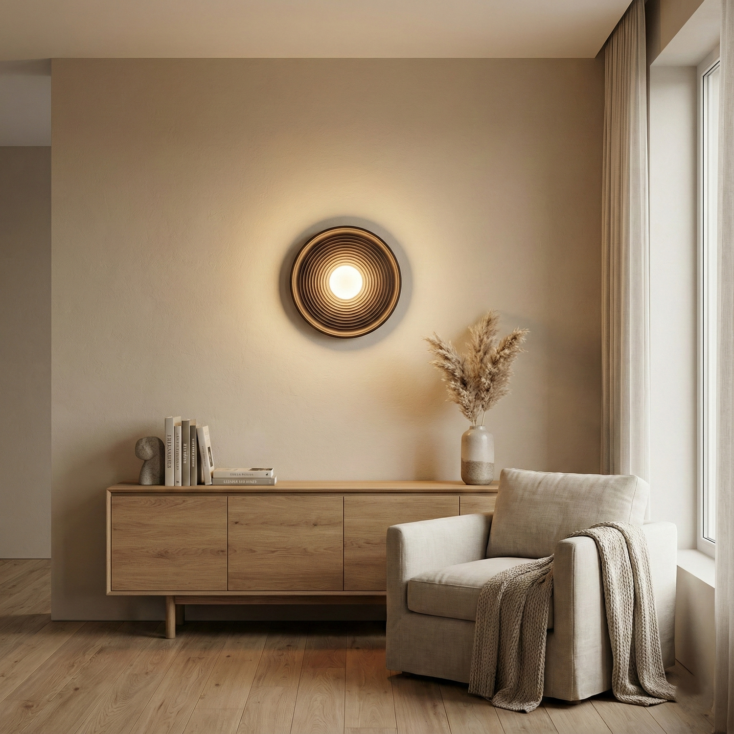 Liora Minimalist Resin Wall Light