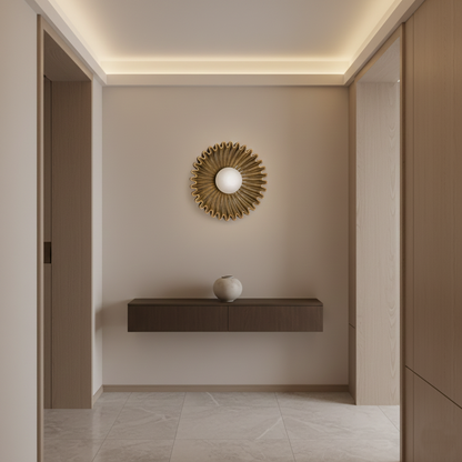 Ruhi Flower Nordic Ceramic Wall Light