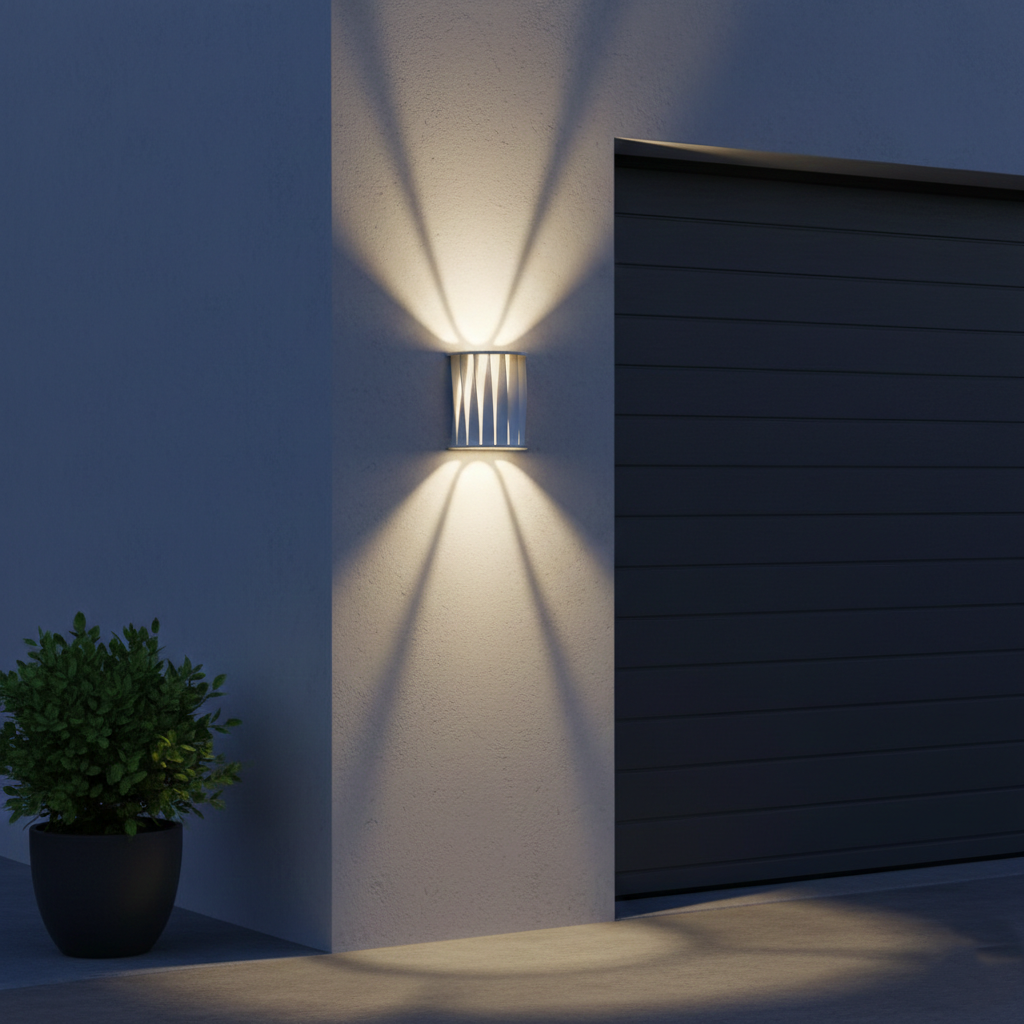 Lumo Modern Outdoor Metal Wall Light
