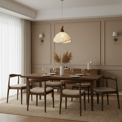 Eleonora Minimalist Silk Pendant Light