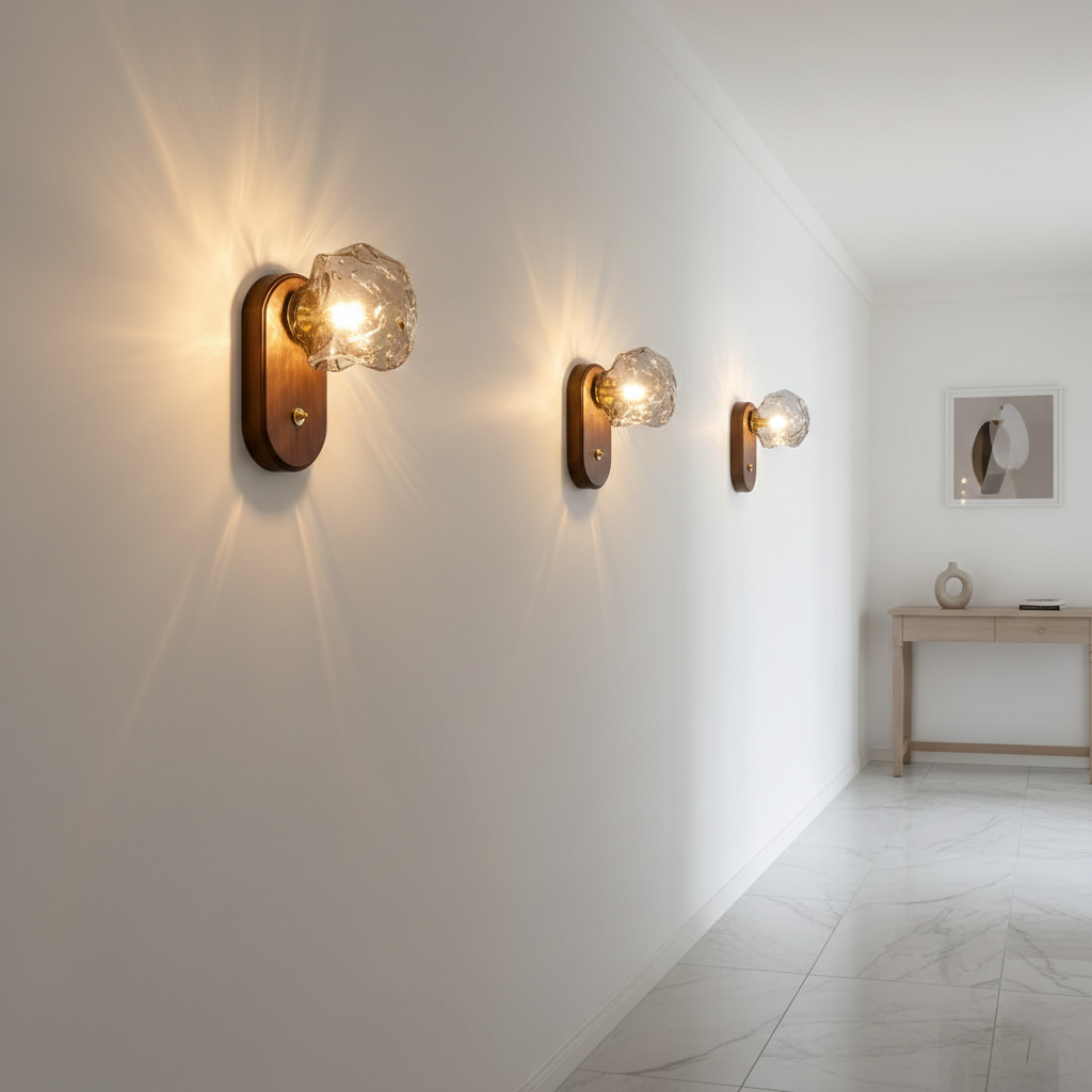 Isen Nordic Ice Glass Wall Lamp