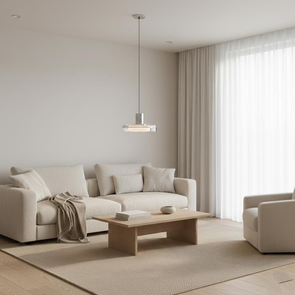 Elva Modern Glass Pendant Light