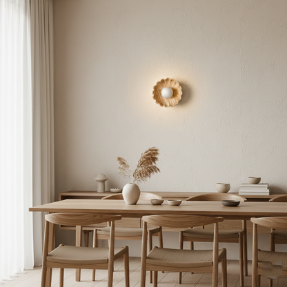 Aurea Moderne Travertin-Wandlampe