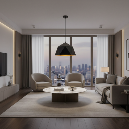 Atria Geometry Nordic Metal Pendant Light