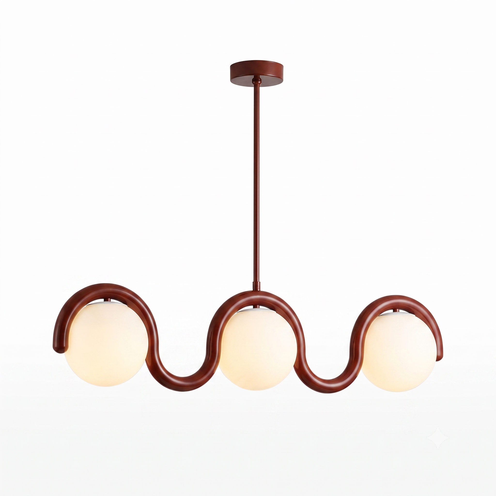 Vesper Nouveau Glass Modern Pendant Light