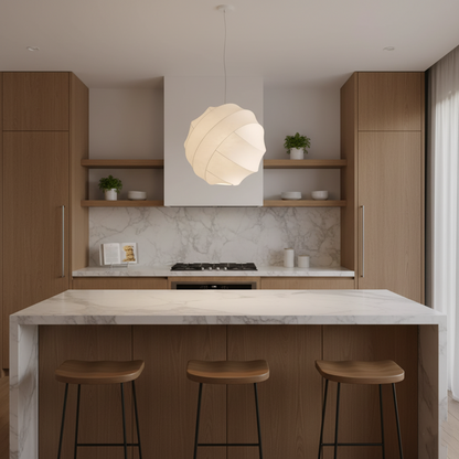 Wabi Sabi Seidenball Pendelleuchte