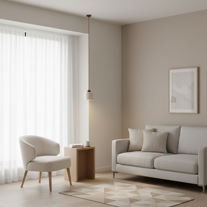 Travertine Yellow Cave Stone Chandelier