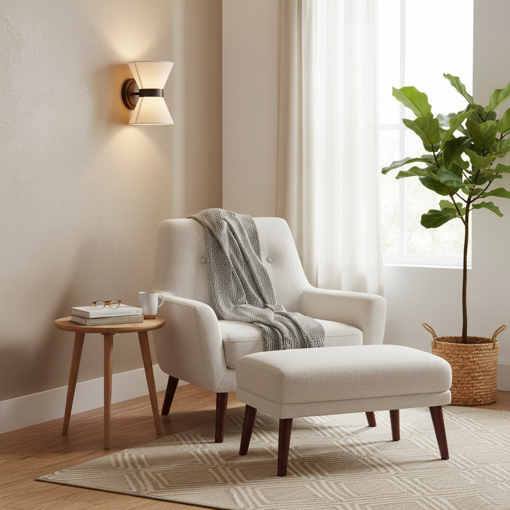 Fontane Wabi Sabi Silk Wall Light