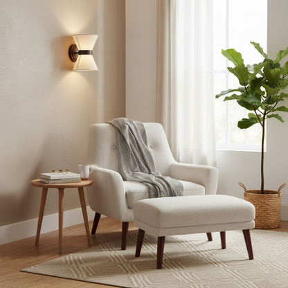 Fontane Wabi Sabi Silk Wall Light