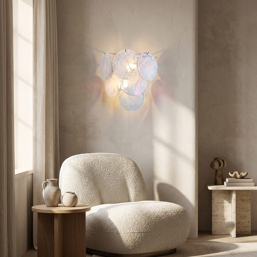 Pearl Modern Glass Wall Light