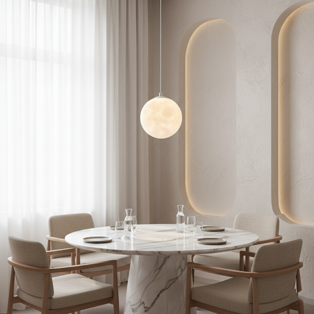 Lampe Pendentif Lueur Lunaire