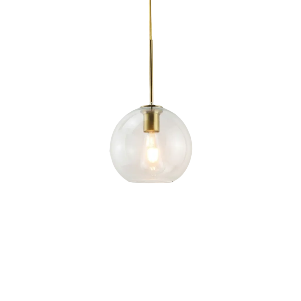 Solara Nordic Spherical Glass Pendant Light