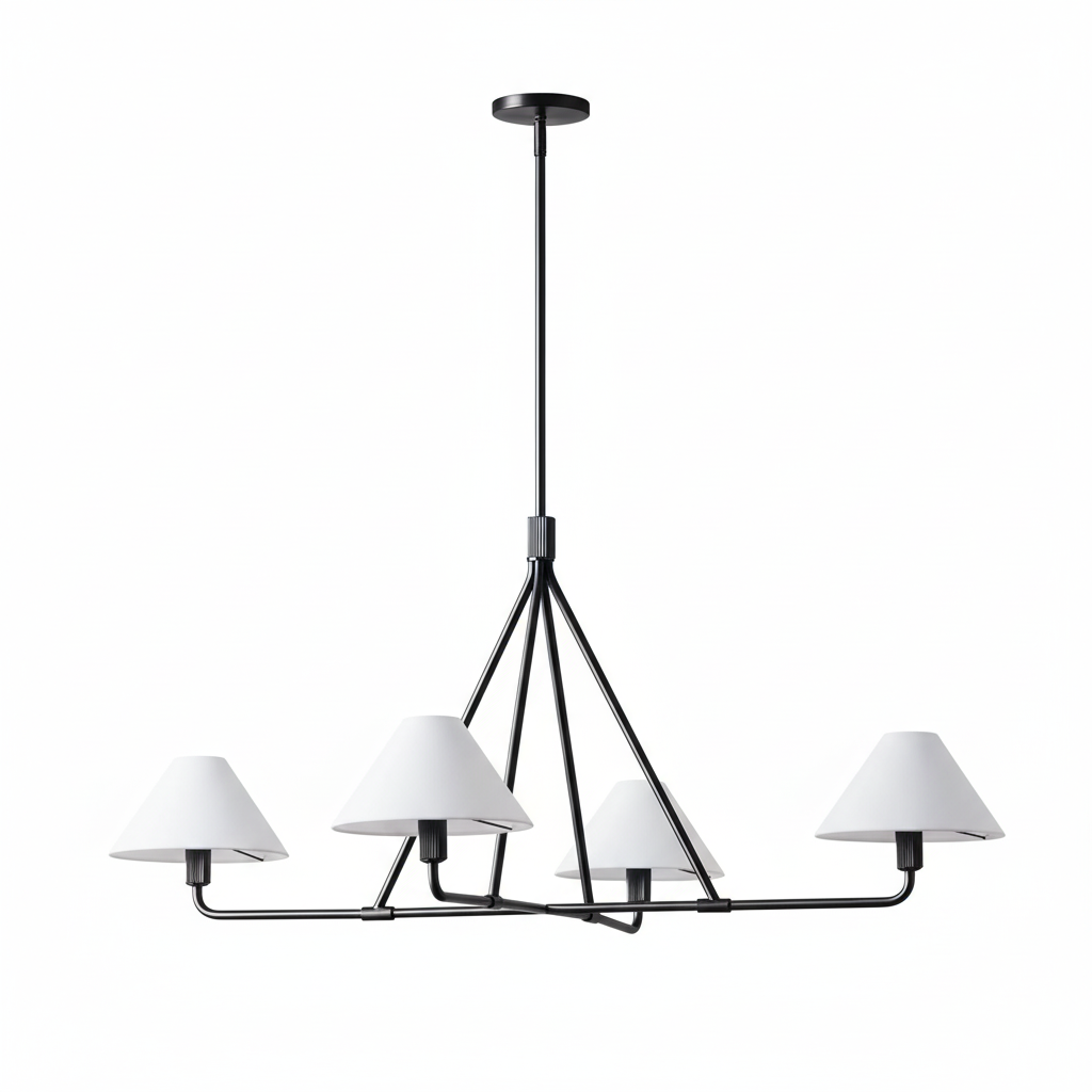 Beatrix Modern Linen Pendant Light