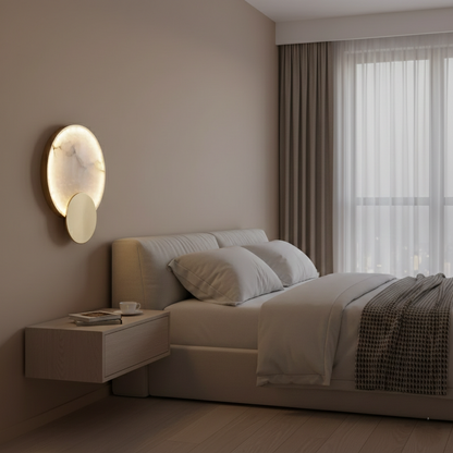 Terra Svet Modern Alabaster Wall Light