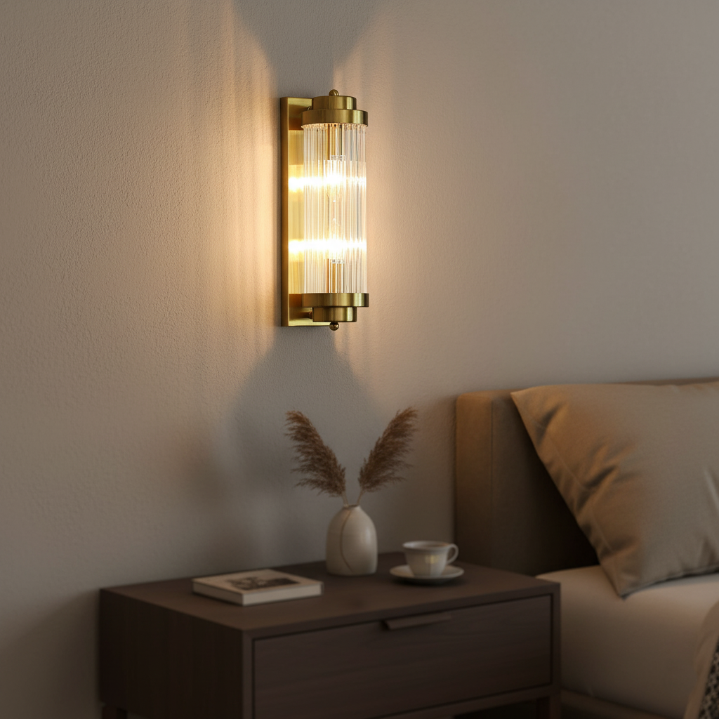 The Offset Pillar Wall Light