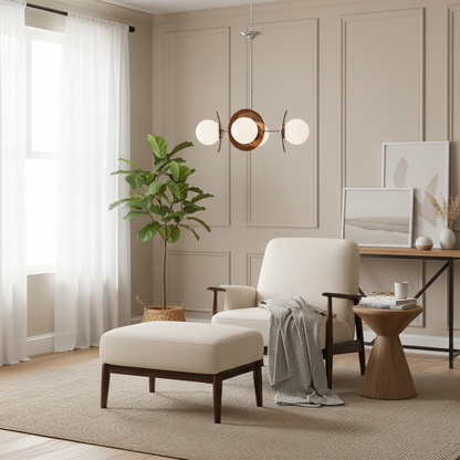 Aurelia Modern Bauhaus Glass Pendant Light